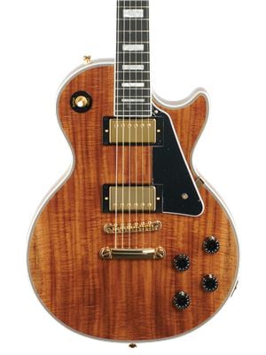 Epiphone Les Paul Custom Koa Guitar Natural